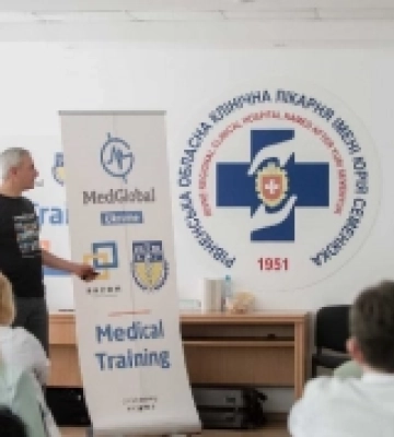 Американські медики провели навчання для колег з Рівненської обласної лікарні