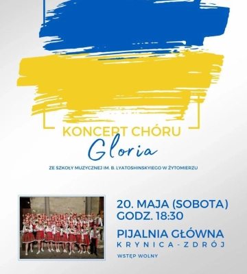 Житомирська «Gloria» дякує співом Польщі за допомогу