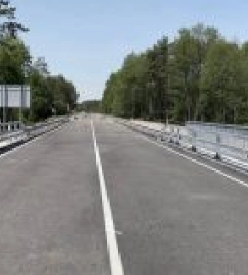 На Київщині відкрили рух відбудованим мостом через річку Таль