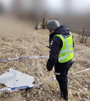 Атака на Киев: зафиксировано падение обломков БПЛА еще в двух районах