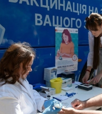 У Маріїнському парку проводять діабетичний скринінг