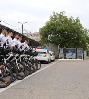 В Одесі почали працювати поліцейські велопатрулі