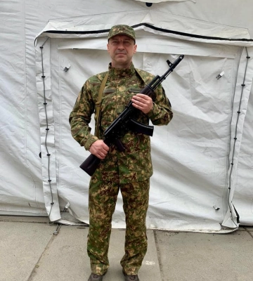«Рідні ще досі в шоці»: колишній захисник «Динамо» та «Волині» вступив до лав Нацгвардії. Фото