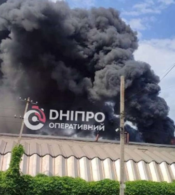 Дим було видно всьому місту: на Дніпросталевській горів завод