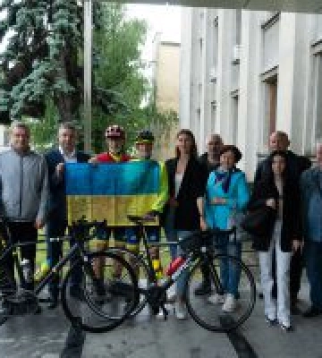 Стартував всеукраїнський  ветеранський велопробіг