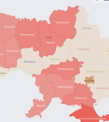 Повітряна тривога - у Тернопільській і Волинській областях