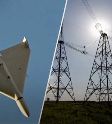 Уламки збитого безпілотника пошкодили електролінії на Буковині: частина Хотина знеструмлена