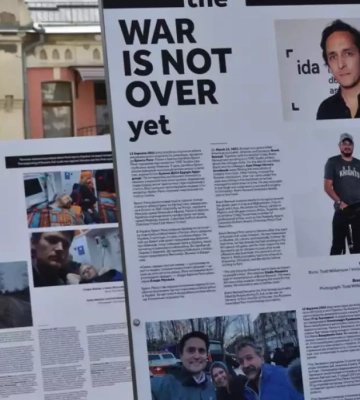 У Харкові відкриється виставка «The War Is Not Over Yet» про злочини росіян проти медійників