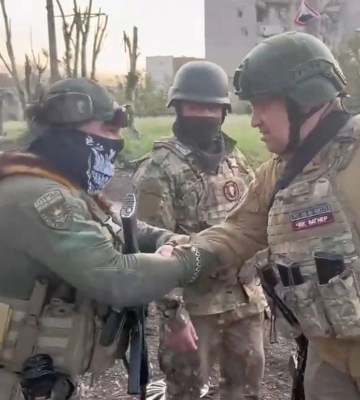 Прес-служба Пригожина повідомила, що ПВК «Вагнера» почала виведення підрозділів з Бахмута
