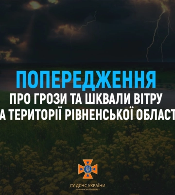 У Рівному до кінця дня зіпсується погода