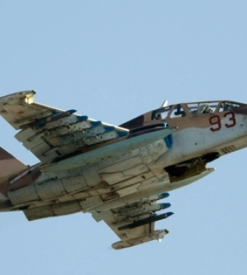 Нацгвардейцы попали в два российских Су-25: один штурмовик уничтожен