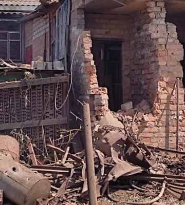 Росіяни двічі обстріляли Нікополь на Дніпропетровщині