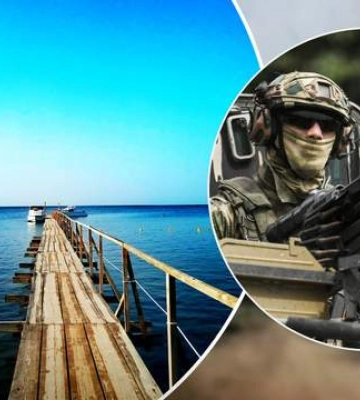 Російські окупанти з’єднали острів Джарилгач з материковою частиною Херсонщини