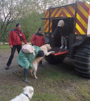 У горах на Рахівщині заблукали двоє туристів із трьома собаками (ФОТО)