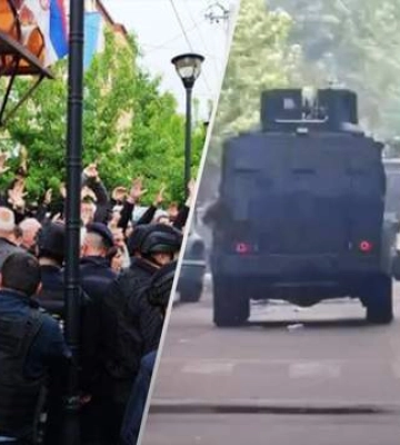 Вучич привів армію у стан боєготовності: протести у Косово призвели до стрілянини