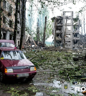 По Дніпру росіяни завдали ракетного удару двічі