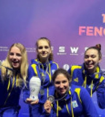 Українські рапіристки стали срібними призерками Чемпіонату Європи U-23