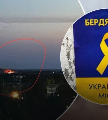 Во временно оккупированном Бердянске раздались взрывы — прилет в районе порта