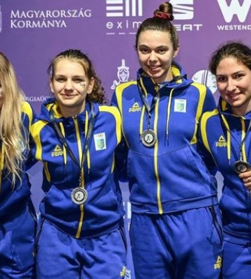 Миколаївська рапіристка здобула &quot;срібло&quot; командного чемпіонату Європи серед молоді