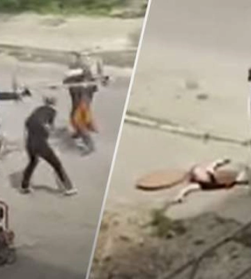 В Луцке женщина упала в люк, пока сражалась с коммунальщиками: эпическое видео