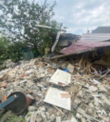 В Киевской области взорвался газовый баллон: разрушен дом, хозяина госпитализировали
