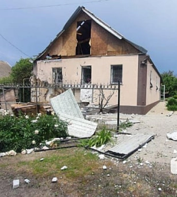 Унаслідок обстрілу Нікополя пошкоджено спортивно-оздоровчий комплекс