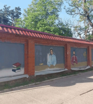 В Ірпені створюють один із найбільших муралів країни, присвячений письменникам