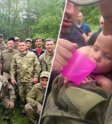 Після трьох днів безперервних пошуків знайдено 2-річну Віолетту з Харківщини. Фото
