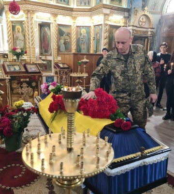 На Одещині попрощалися з прикордонником, який захищав Бахмут