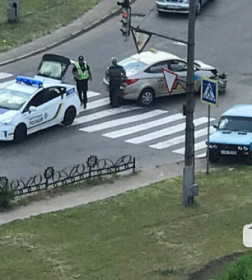 В Кривом Роге произошло ДТП с участием такси