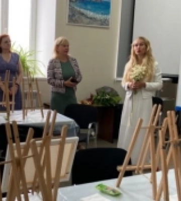 Херсонська художниця презентує свої твори в Одесі