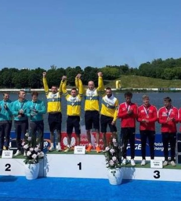Спортсмени з Полтавщини вибороли золото у першому фіналі Кубку світу з веслування