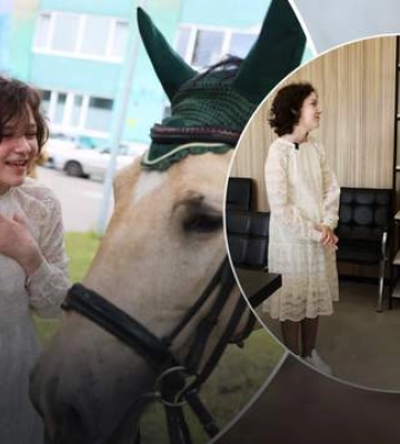 У Львові здійснили мрію 11-річної Вероніки з Вугледара, яка втратила всіх рідних й дивом вижила