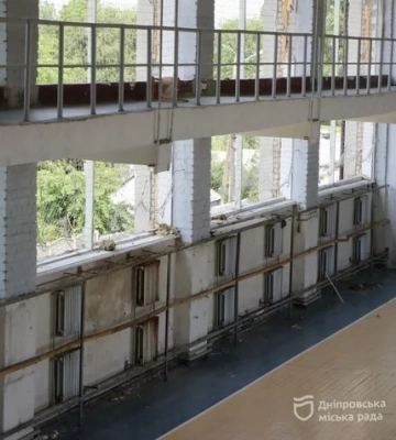 Як відновлюватимуть стадіон та заклади освіти, які постраждали від ракетного удару по Дніпру