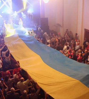 У Коломиї виступили Катерина Бужинська та Михайло Грицкан (відео)