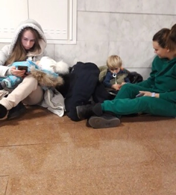 В Киевском метро зафиксирован рекорд месяца – во время обстрела здесь ночевали девять тысяч киевлян
