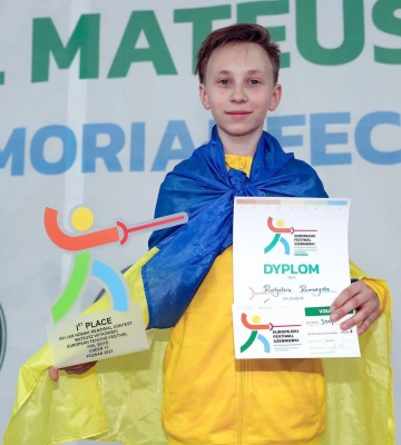 Миколаївець став переможцем на Європейському фестивалі з фехтування.