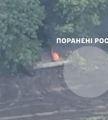 Січеславські десантники знищили БМП окупантів на Луганщині (ВІДЕО)