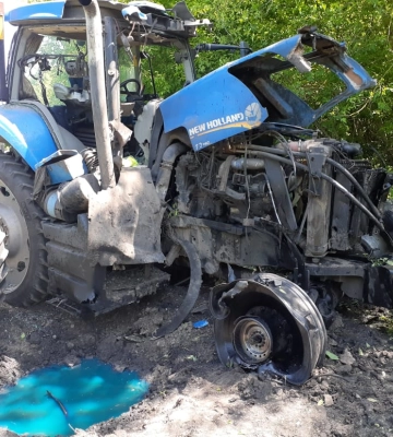 На Сумщині підірвався тракторист на ворожій міні