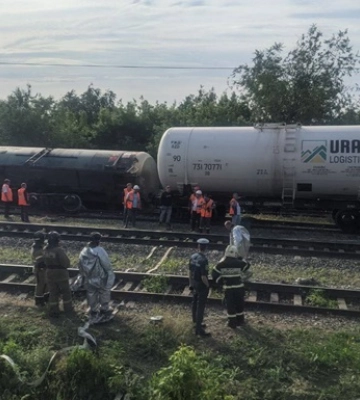 У Росії зійшли з рейок цистерни з пальним