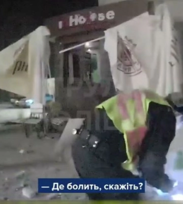 Ночная атака РФ глазами патрульного: появилось видео с бодикамеры столичного полицейского
