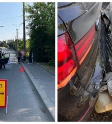 У Луцьку біля «Гостинця» автівка збила двох підлітків на самокаті, один хлопець - у лікарні
