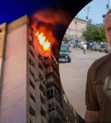 Атака на Київ: хлопчик з пошкодженого будинку розповів, як зміг врятуватися вночі (відео)