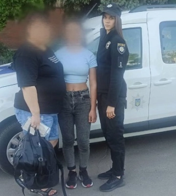 Сумські поліцейські розшукали зниклу неповнолітню в сусідній області