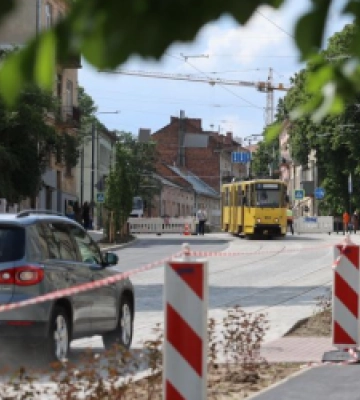 На Шевченка у Львові протестували рух трамваїв (ВІДЕО)