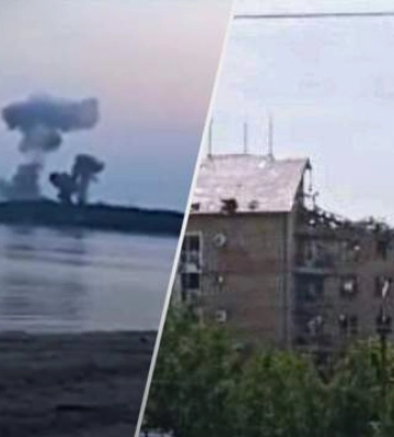 ВСУ ударили по базе оккупантов под Мариуполем: в сети показали последствия &quot;прилетов&quot;