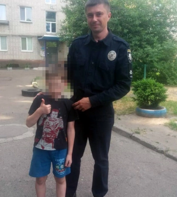 Черкаській поліцейські розшукали школяра, який загрався з однокласником