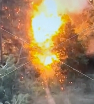 Волинські бійці «мінуснули» ще один ворожий танк (відео)