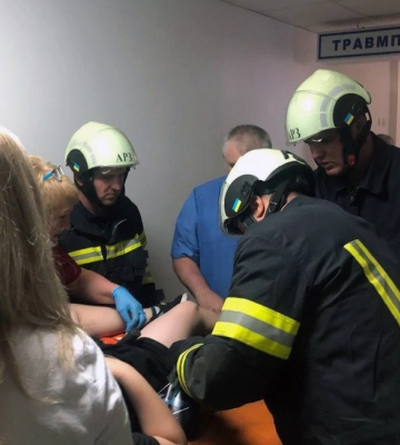Черкаські рятувальники допомогли хлопчику, який травмувався на велосипеді