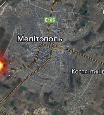 Стали известны результаты вчерашних прилетов в Мелитополе